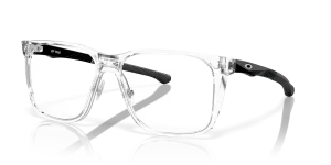แว่นสายตา Oakley OX8182-03 มุมเฉียง สี Polished Clear สำหรับผู้ชาย