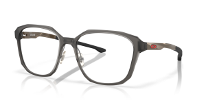 แว่นสายตา Oakley OX8193-02 มุมเฉียง สี Satin Grey Smoke สำหรับผู้ชาย
