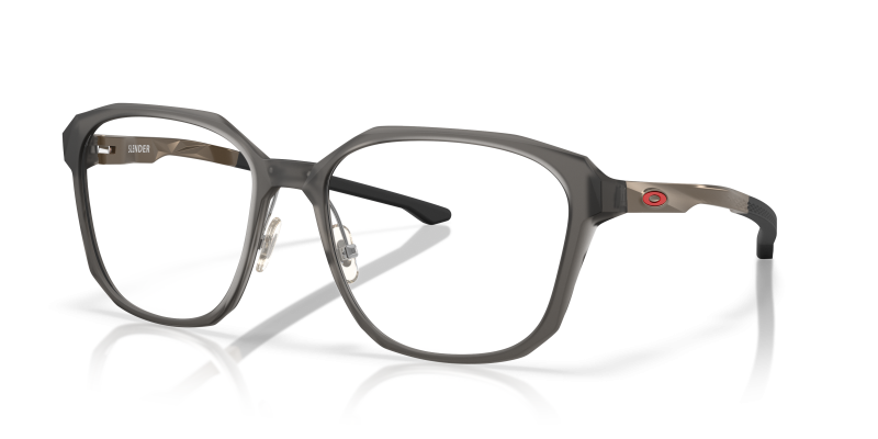 กรอบแว่นสายตา Oakley Slender OX8193-02 Satin Grey Smoke แว่นสายตา Oakley OX8193-02 มุมเฉียง สี Satin Grey Smoke สำหรับผู้ชาย
