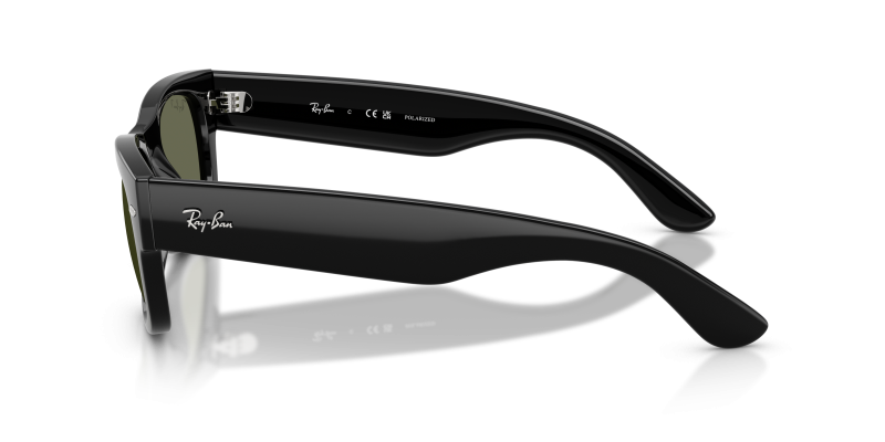 แว่นกันแดด Rayban RB0832SF-601/58 มุมข้าง ขาแว่นสีดำ