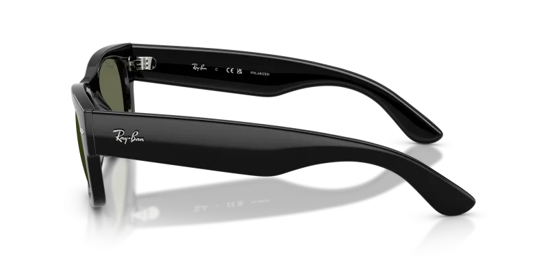 แว่นกันแดด Rayban RB0832SF-601/58 มุมข้าง ขาแว่นสีดำ