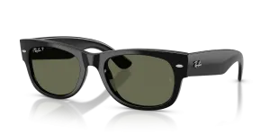 แว่นกันแดด Rayban RB0832SF-601/58 มุมเฉียง สีดำ สำหรับผู้ใช้ทุกเพศ