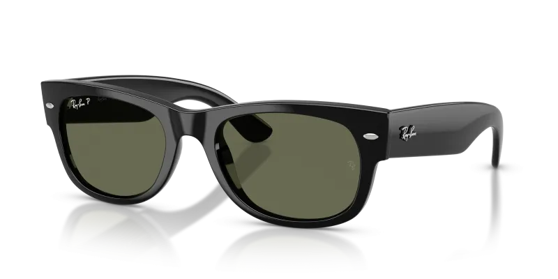 แว่นกันแดด Rayban RB0832SF-601/58 มุมเฉียง สีดำ สำหรับผู้ใช้ทุกเพศ