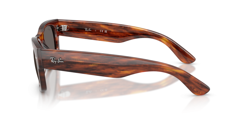 แว่นกันแดด Rayban RB0832SF-954/B1 มุมข้าง ขาแว่นสีแถบฮาวานา