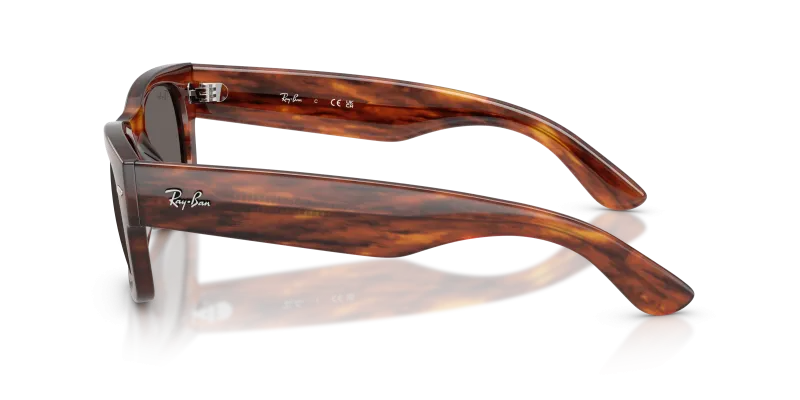 แว่นกันแดด Rayban RB0832SF-954/B1 มุมข้าง ขาแว่นสีแถบฮาวานา