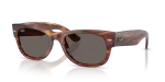 แว่นกันแดด Rayban RB0832SF-954/B1 มุมเฉียง สีแถบฮาวานา สำหรับผู้ใช้ทุกเพศ