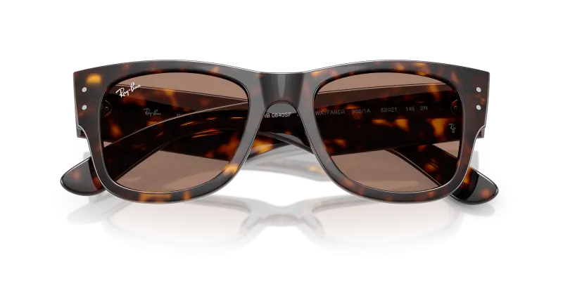 แว่นกันแดด Rayban RB0840SF-902/1A close-up ด้านหน้า
