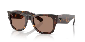 แว่นกันแดด Rayban RB0840SF-902/1A มุมเฉียง สีฮาวานา สำหรับผู้ใช้ทุกเพศ