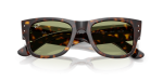 แว่นกันแดด Rayban RB0840SF-902/4E close-up ด้านหน้า