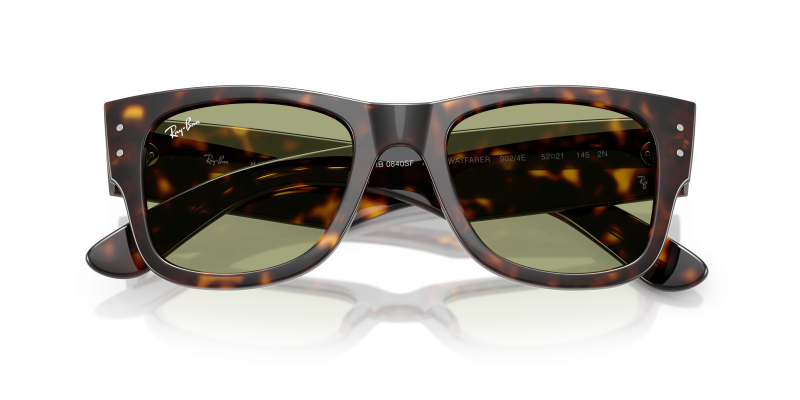 แว่นกันแดด Rayban RB0840SF-902/4E close-up ด้านหน้า