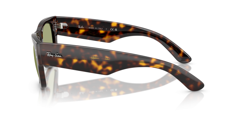 แว่นกันแดด Rayban RB0840SF-902/4E มุมข้าง ขาแว่นสีฮาวานา