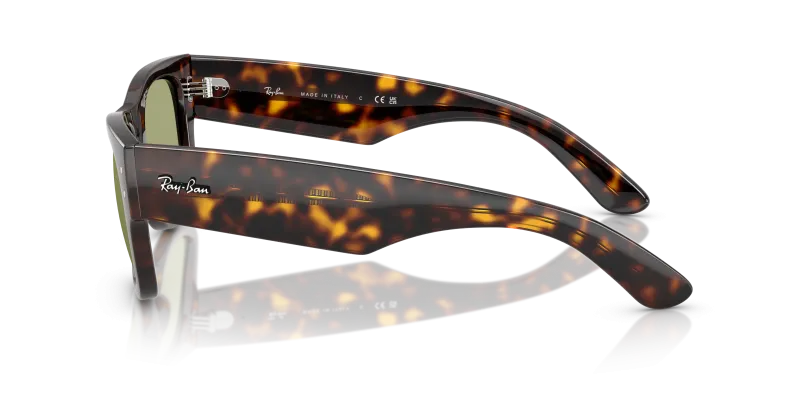 แว่นกันแดด Rayban RB0840SF-902/4E มุมข้าง ขาแว่นสีฮาวานา