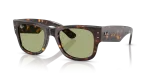 แว่นกันแดด Rayban RB0840SF-902/4E มุมเฉียง สีฮาวานา สำหรับผู้ใช้ทุกเพศ
