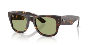 แว่นกันแดด Rayban RB0840SF-902/4E มุมเฉียง สีฮาวานา สำหรับผู้ใช้ทุกเพศ