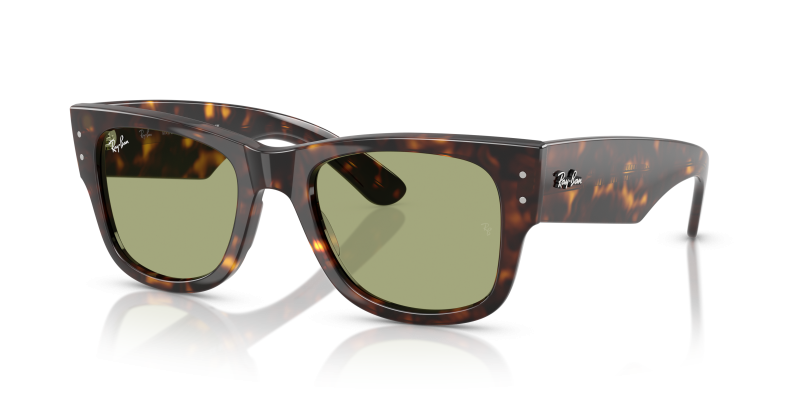 แว่นกันแดด Rayban RB0840SF-902/4E มุมเฉียง สีฮาวานา สำหรับผู้ใช้ทุกเพศ