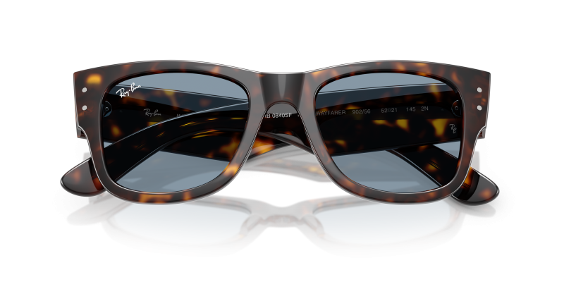 แว่นกันแดด Rayban RB0840SF-902/56 close-up ด้านหน้า
