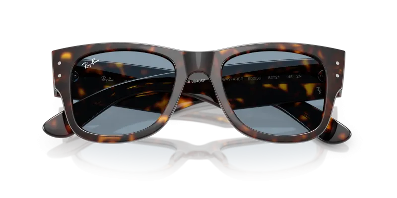 แว่นกันแดด Rayban RB0840SF-902/56 close-up ด้านหน้า