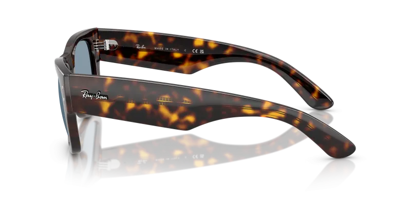 แว่นกันแดด Rayban RB0840SF-902/56 มุมข้าง ขาแว่นสีฮาวานา
