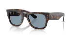 แว่นกันแดด Rayban Mega Wayfarer RB0840SF-902/56 Havana Blue แว่นกันแดด Rayban RB0840SF-902/56 มุมเฉียง สีฮาวานา สำหรับผู้ใช้ทุกเพศ