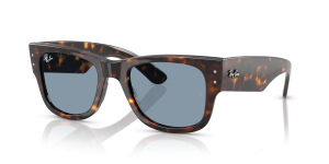 แว่นกันแดด Rayban RB0840SF-902/56 มุมเฉียง สีฮาวานา สำหรับผู้ใช้ทุกเพศ