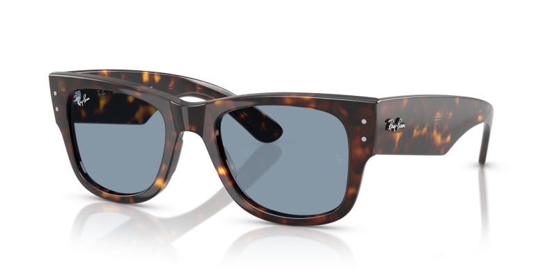 แว่นกันแดด Rayban RB0840SF-902/56 มุมเฉียง สีฮาวานา สำหรับผู้ใช้ทุกเพศ