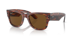 แว่นกันแดด Rayban RB0840SF-954/57 มุมเฉียง สีแถบฮาวานา สำหรับผู้ใช้ทุกเพศ