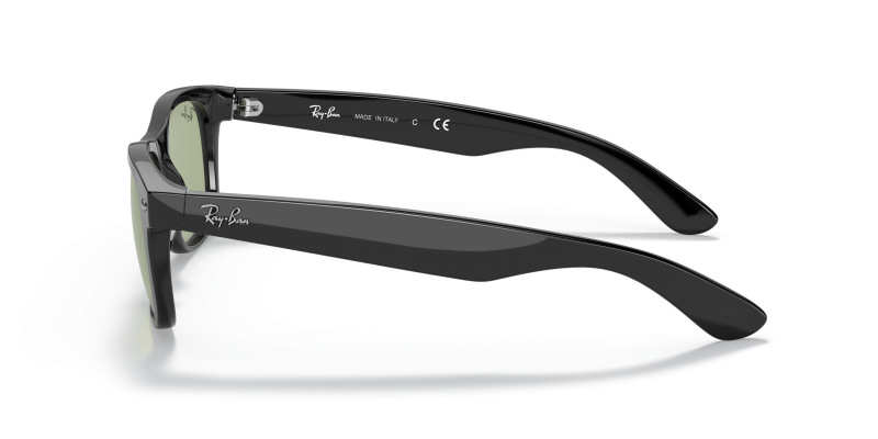 แว่นกันแดด Rayban RB2132F-601/52 มุมข้าง ขาแว่นสีดำประกาย
