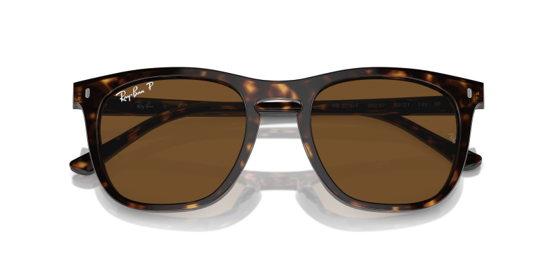 แว่นกันแดด Rayban RB2210F-902/57 close-up ด้านหน้า