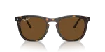 แว่นกันแดด Rayban RB2210F-902/57 Havana Polar Brown แว่นกันแดด Rayban RB2210F-902/57 ด้านหน้า