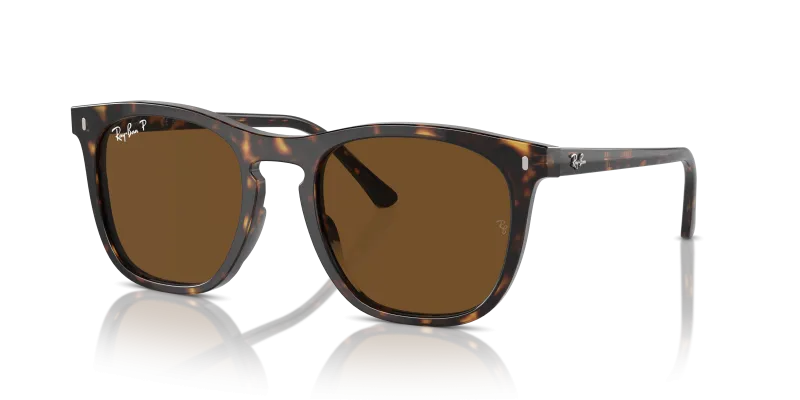 แว่นกันแดด Rayban RB2210F-902/57 Havana Polar Brown แว่นกันแดด Rayban RB2210F-902/57 มุมเฉียง สีฮาวานา สำหรับผู้ใช้ทุกเพศ