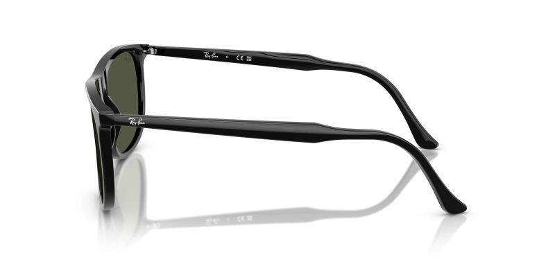 แว่นกันแดด Rayban RB2216F-901/31 มุมข้าง ขาแว่นสีดำ