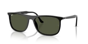 แว่นกันแดด Rayban RB2216F-901/31 มุมเฉียง สีดำ สำหรับผู้ใช้ทุกเพศ