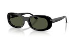 แว่นกันแดด Rayban RB2221F-901/31 มุมเฉียง สีดำ สำหรับผู้หญิง