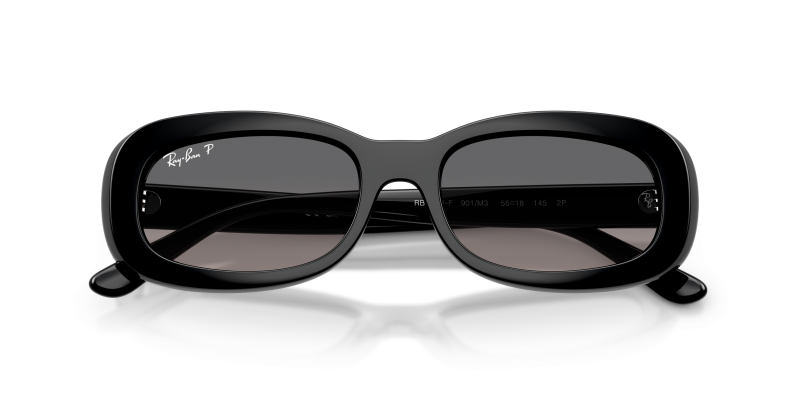แว่นกันแดด Rayban RB2221F-901/M3 close-up ด้านหน้า