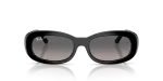 แว่นกันแดด Rayban RB2221F-901/M3 Black Gradient Grey Polarized แว่นกันแดด Rayban RB2221F-901/M3 ด้านหน้า