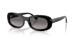 แว่นกันแดด Rayban RB2221F-901/M3 Black Gradient Grey Polarized แว่นกันแดด Rayban RB2221F-901/M3 มุมเฉียง สีดำ สำหรับผู้หญิง