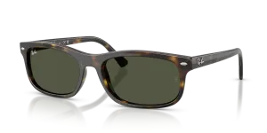 แว่นกันแดด Rayban RB2224F-710/31 มุมเฉียง สีฮาวานา สำหรับผู้ใช้ทุกเพศ