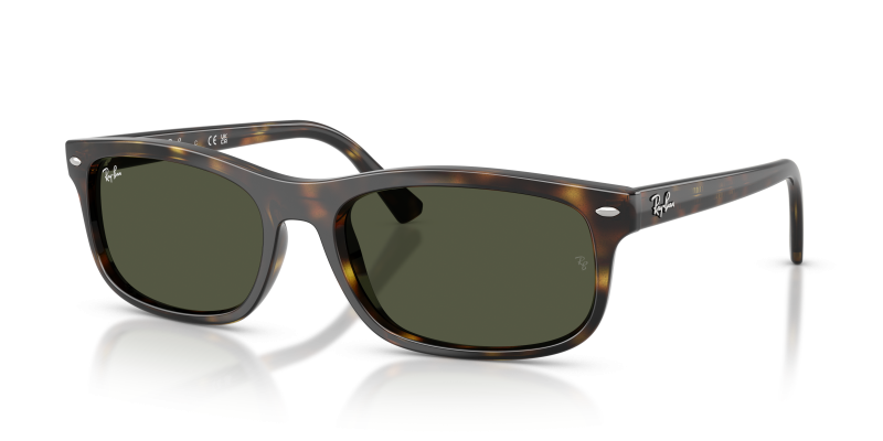 แว่นกันแดด Rayban RB2224F-710/31 มุมเฉียง สีฮาวานา สำหรับผู้ใช้ทุกเพศ