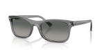 แว่นกันแดด Rayban RB2226F-664171 มุมเฉียง สีเทาโปร่งใส สำหรับผู้ใช้ทุกเพศ