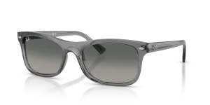 แว่นกันแดด Rayban RB2226F-664171 มุมเฉียง สีเทาโปร่งใส สำหรับผู้ใช้ทุกเพศ