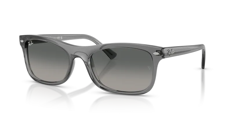 แว่นกันแดด Rayban RB2226F-664171 Transparent Grey Grey Gradient แว่นกันแดด Rayban RB2226F-664171 มุมเฉียง สีเทาโปร่งใส สำหรับผู้ใช้ทุกเพศ