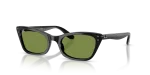 แว่นกันแดด Rayban RB2299-901/4E มุมเฉียง สีดำ สำหรับผู้หญิง