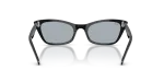 แว่นกันแดด Rayban Lady Burbank RB2299-901/R5 Black Blue แว่นกันแดด Rayban RB2299-901/R5 ขาแว่นด้านใน