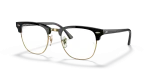 แว่นกันแดด Rayban RB3016-901/BF มุมเฉียง สีดำ สำหรับผู้ใช้ทุกเพศ