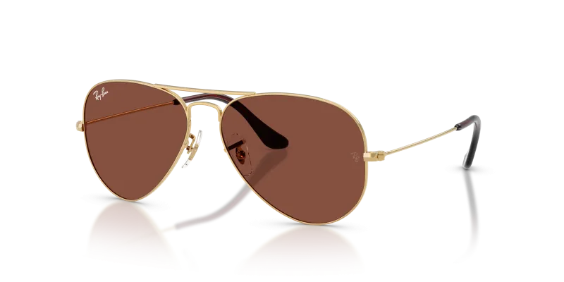 แว่นกันแดด Rayban Aviator RB3025-001/C5 Arista Red แว่นกันแดด Rayban RB3025-001/C5 มุมเฉียง สีอะริสต้า สำหรับผู้ใช้ทุกเพศ
