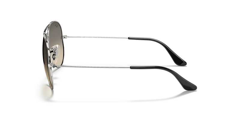 แว่นกันแดด Rayban RB3025-003/32 มุมข้าง ขาแว่นสีเงิน