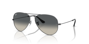 แว่นกันแดด Rayban RB3025-004/71 มุมเฉียง สีกันเมทัล สำหรับผู้ใช้ทุกเพศ