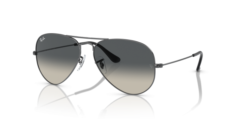 แว่นกันแดด Rayban RB3025-004/71 มุมเฉียง สีกันเมทัล สำหรับผู้ใช้ทุกเพศ