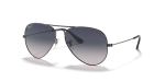 แว่นกันแดด Rayban Aviator RB3025-004/78 Gunmetal Blue Gradient Polarized แว่นกันแดด Rayban RB3025-004/78 มุมเฉียง สีกันเมทัล สำหรับผู้ใช้ทุกเพศ