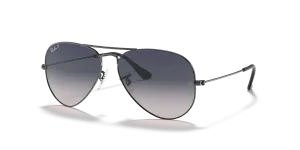 แว่นกันแดด Rayban RB3025-004/78 มุมเฉียง สีกันเมทัล สำหรับผู้ใช้ทุกเพศ